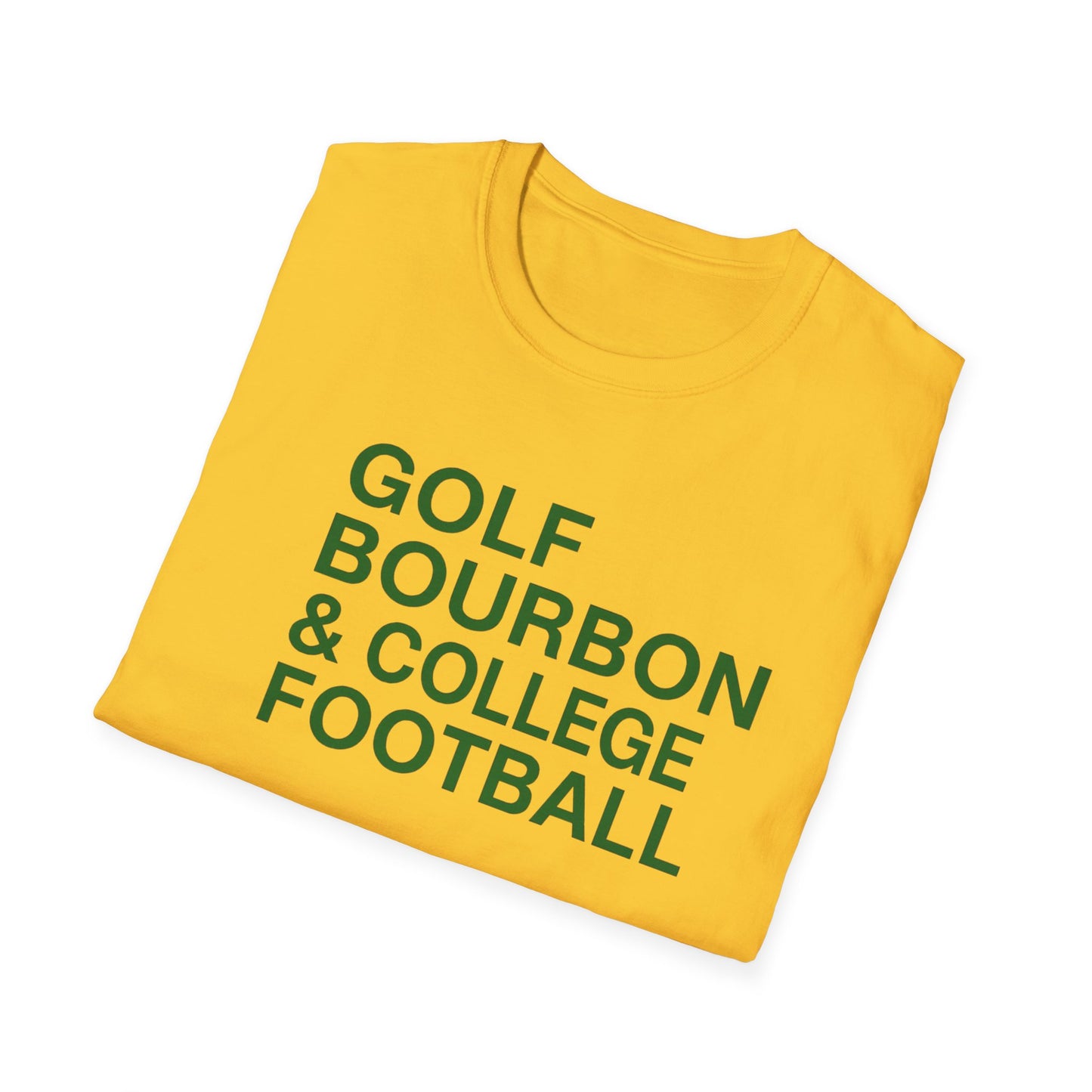 Golf Bourbon College Football Tee
