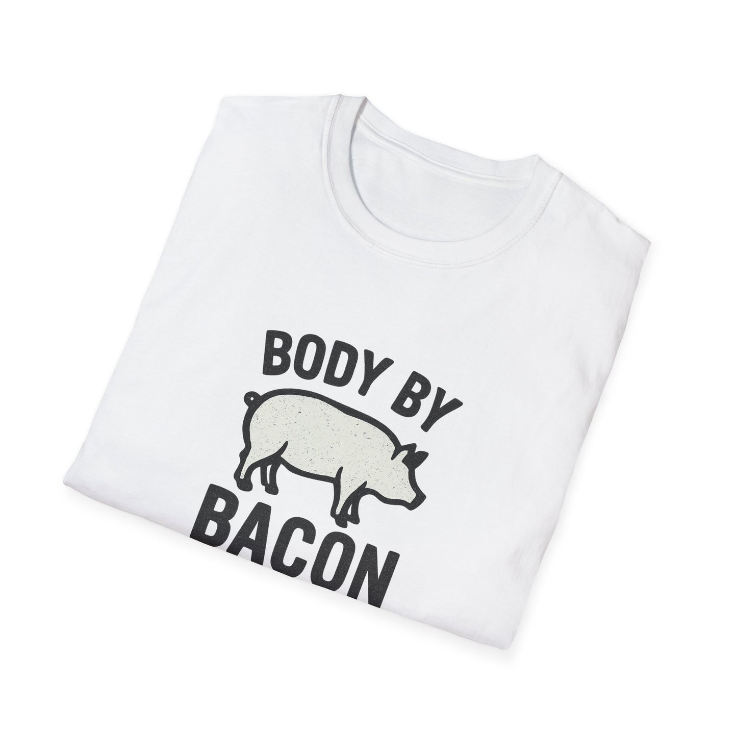 Body by Bacon Unisex T-Shirt, Casual Tee, Funny Gift, Foodie Apparel, Everyday Wear, Humor Shirt