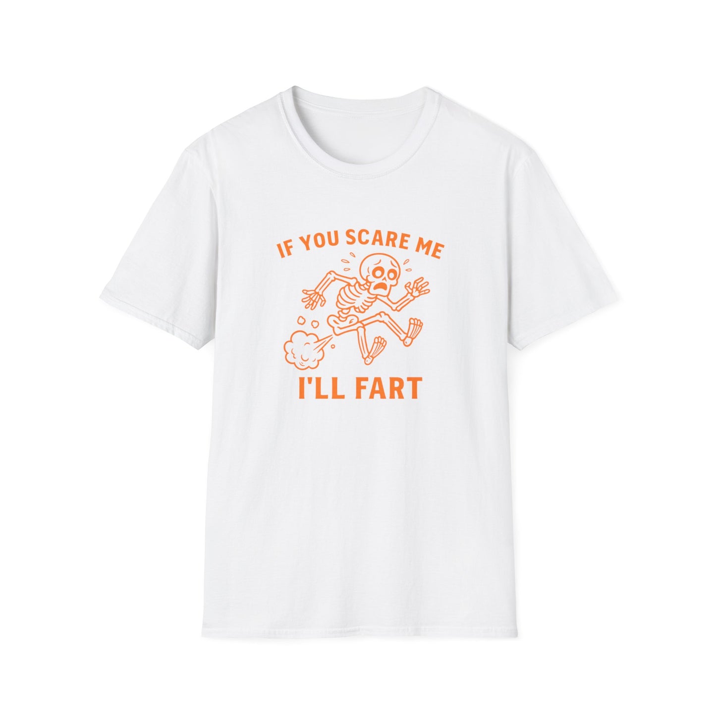 If you scare me I’ll fart! Funny Halloween Shirt