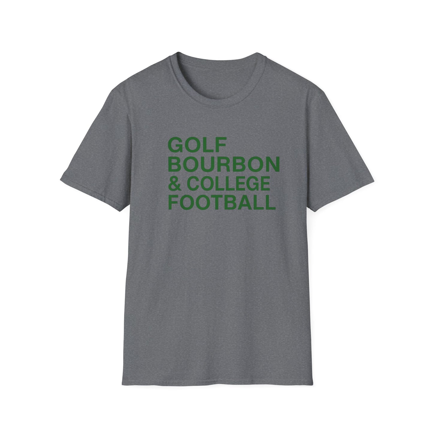 Golf Bourbon College Football Tee