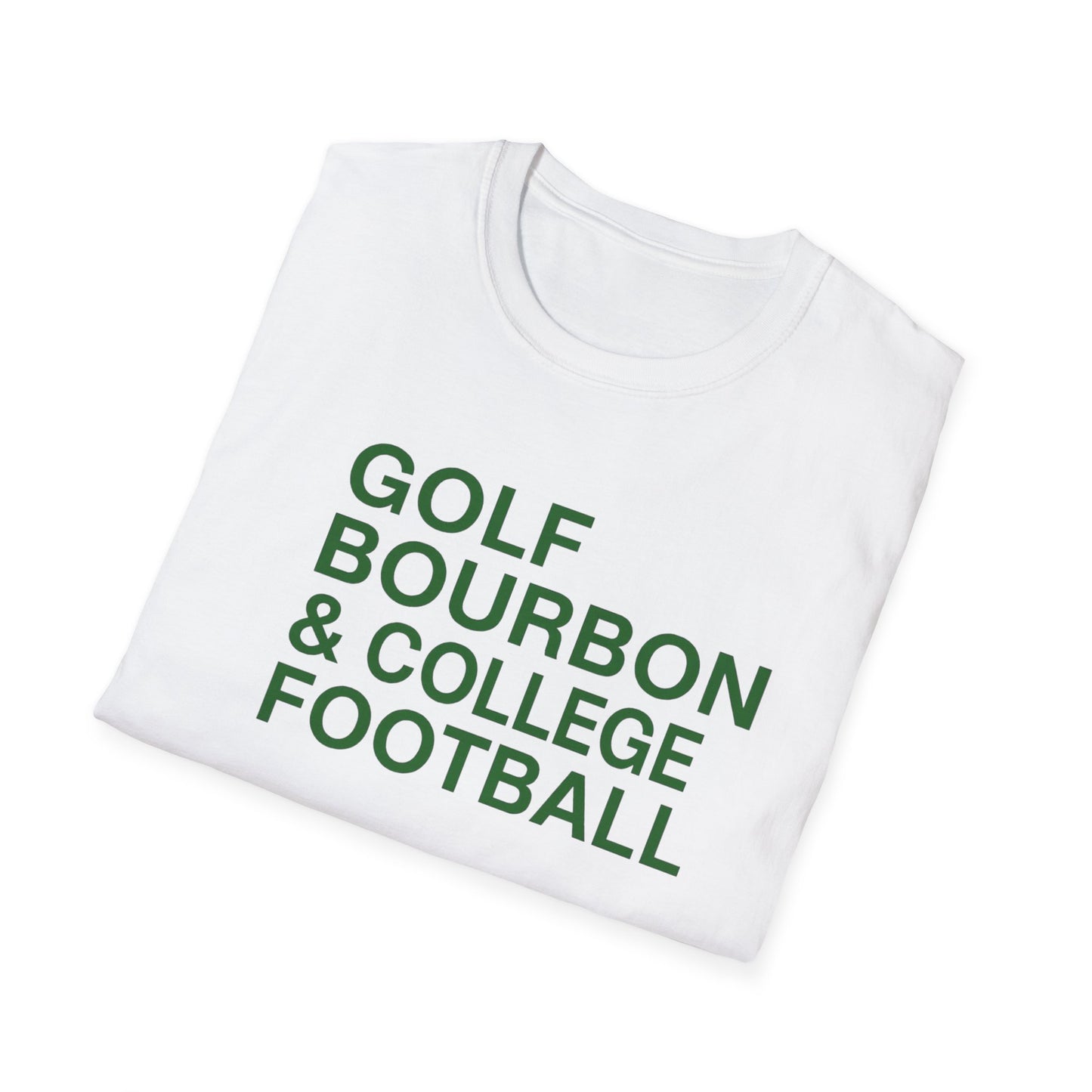Golf Bourbon College Football Tee