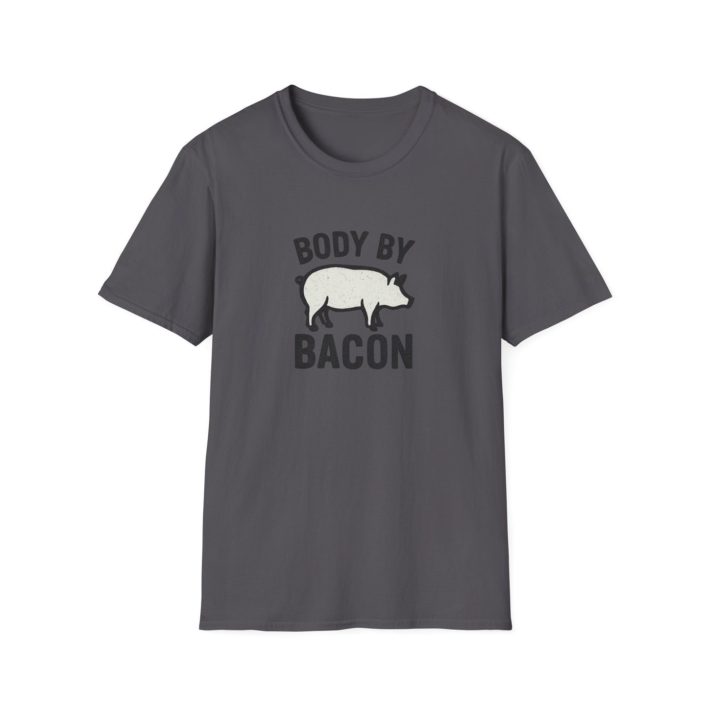Body by Bacon Unisex T-Shirt, Casual Tee, Funny Gift, Foodie Apparel, Everyday Wear, Humor Shirt