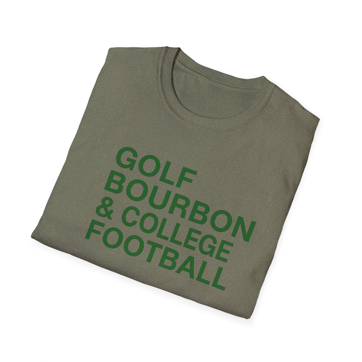 Golf Bourbon College Football Tee