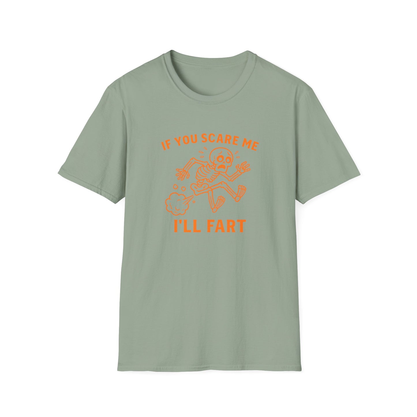 If you scare me I’ll fart! Funny Halloween Shirt