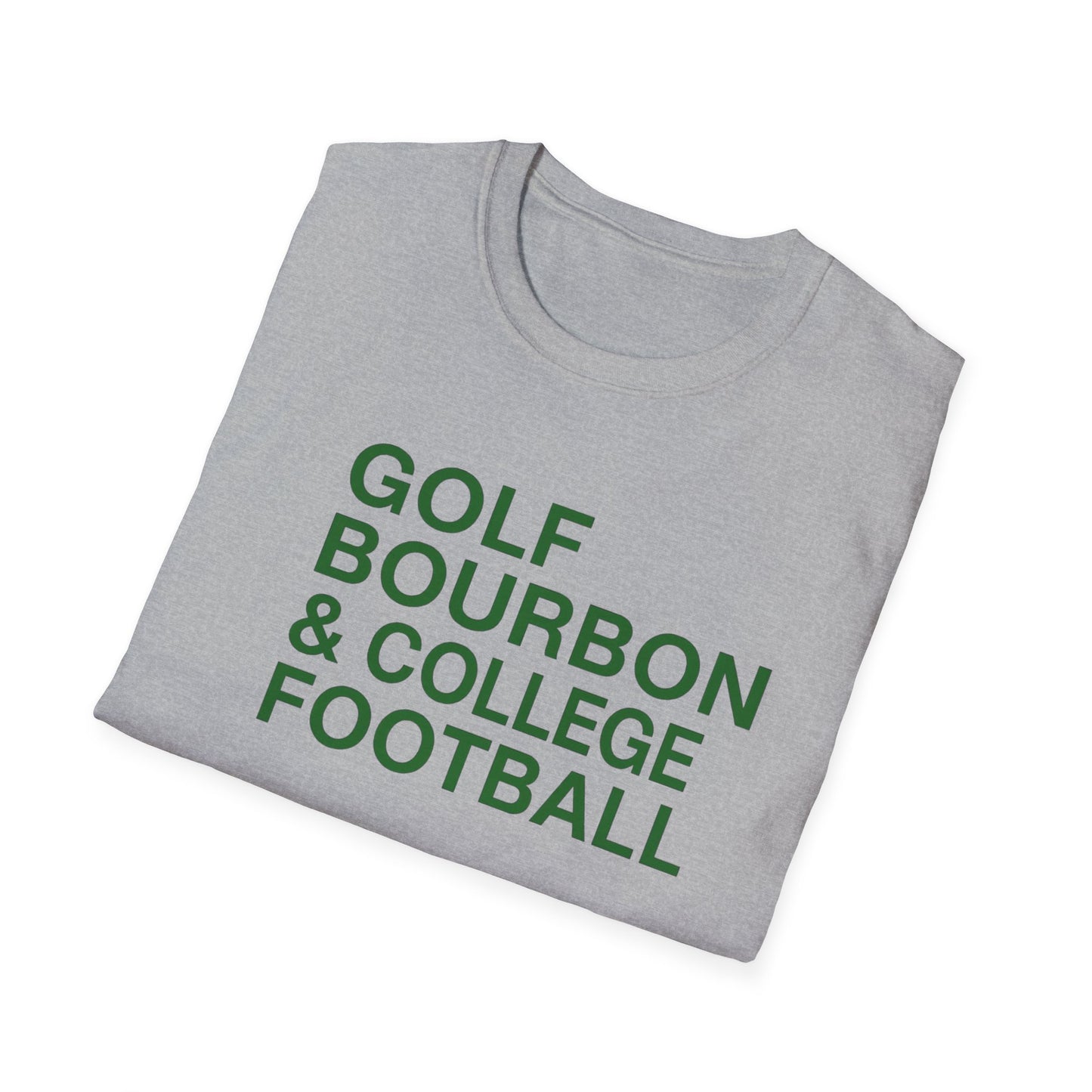 Golf Bourbon College Football Tee