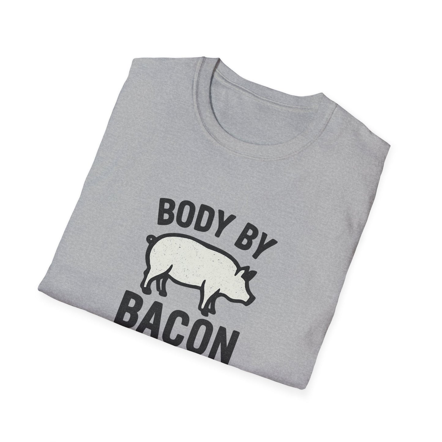 Body by Bacon Unisex T-Shirt, Casual Tee, Funny Gift, Foodie Apparel, Everyday Wear, Humor Shirt