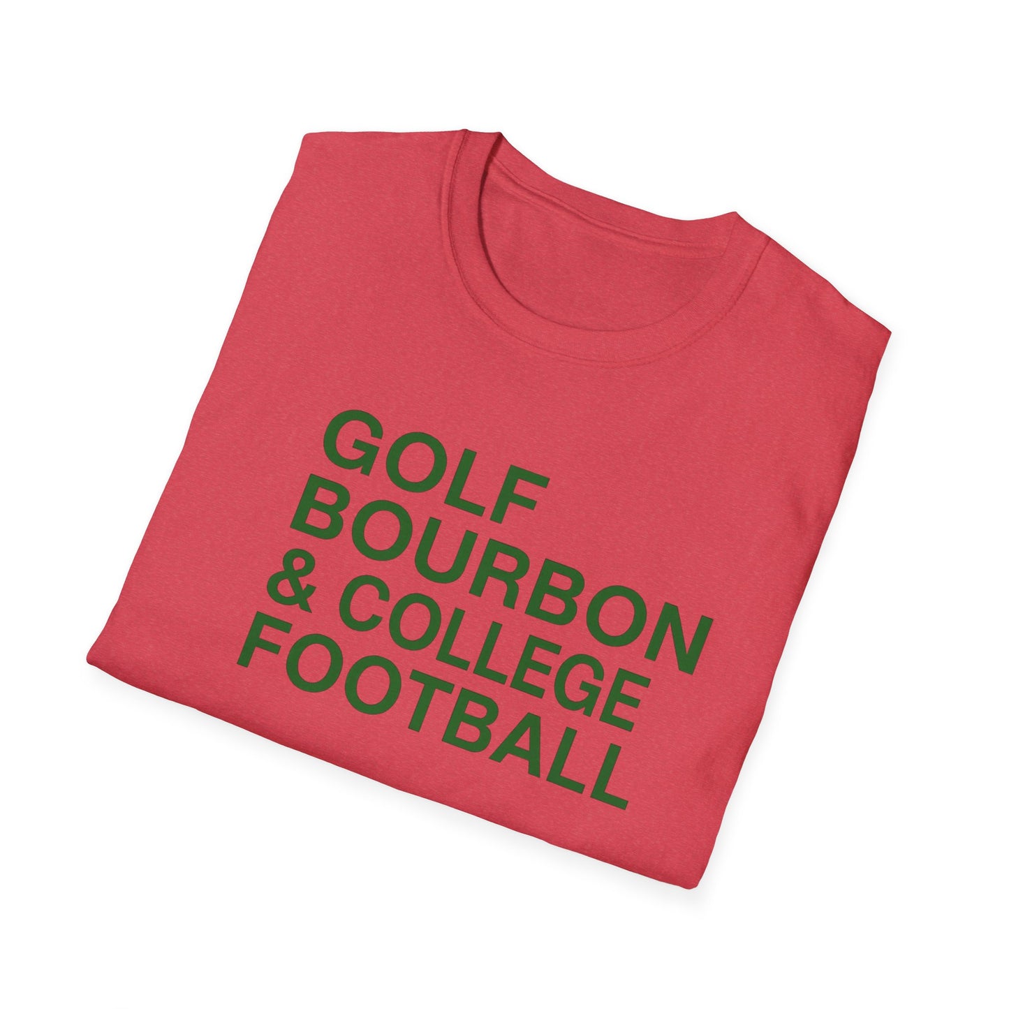 Golf Bourbon College Football Tee