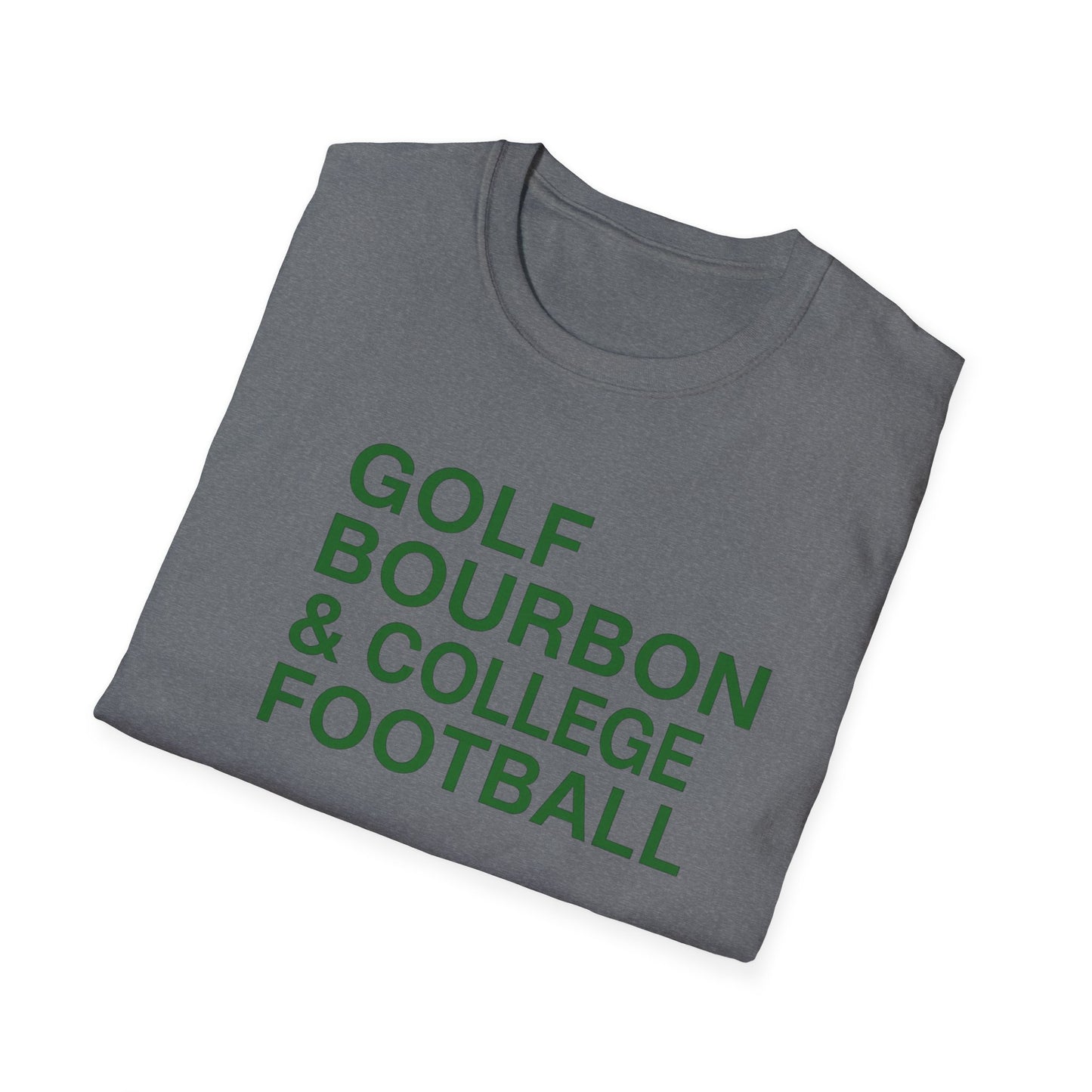 Golf Bourbon College Football Tee