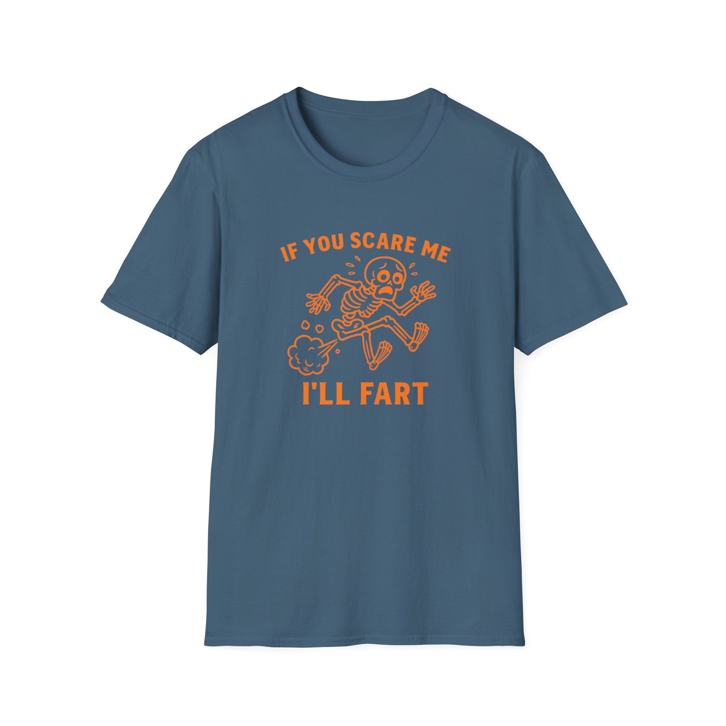 If you scare me I’ll fart! Funny Halloween Shirt
