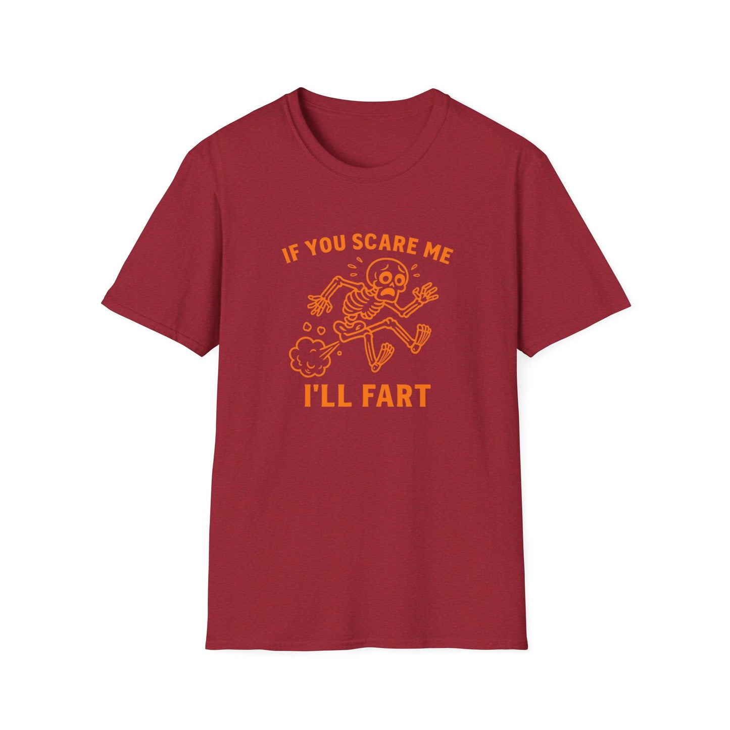 If you scare me I’ll fart! Funny Halloween Shirt