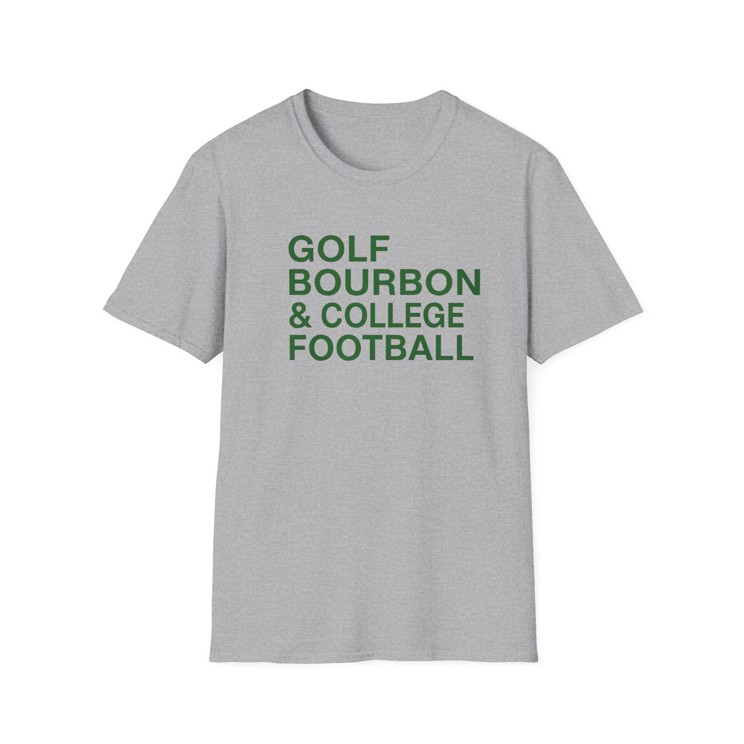 Golf Bourbon College Football Tee