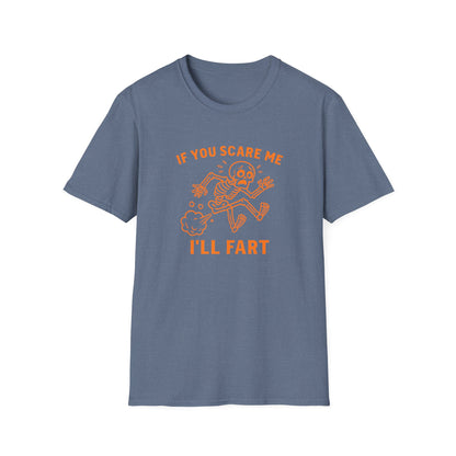 If you scare me I’ll fart! Funny Halloween Shirt