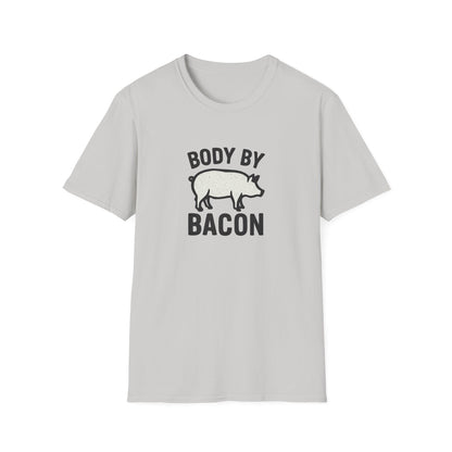 Body by Bacon Unisex T-Shirt, Casual Tee, Funny Gift, Foodie Apparel, Everyday Wear, Humor Shirt