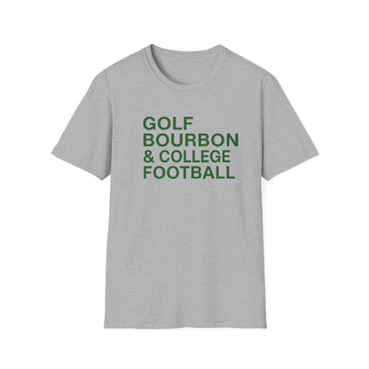 Golf Bourbon College Football Tee