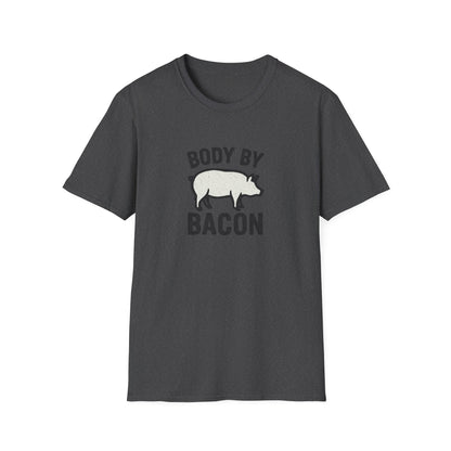 Body by Bacon Unisex T-Shirt, Casual Tee, Funny Gift, Foodie Apparel, Everyday Wear, Humor Shirt